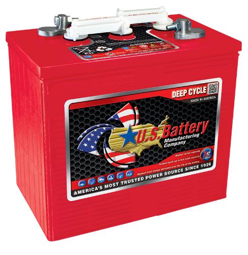 US Battery - US250 - Deep cycle Industrial Battery, 6V 255Ah